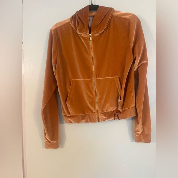 Size small velour hoodie - Picture 2 of 4